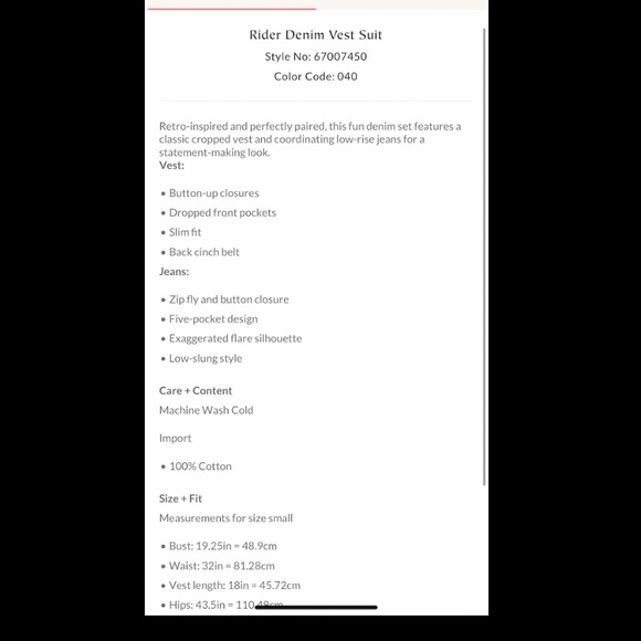 Free People Rider Suit Denim Blue Jeans Size M Wide Leg Pants Only - Picture 6 of 17